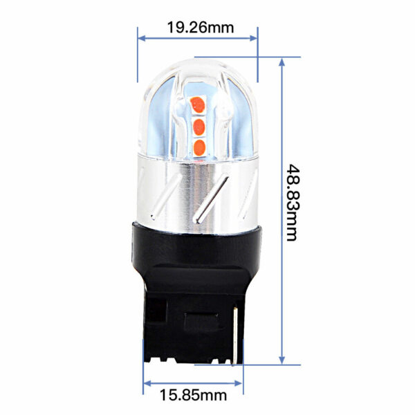 Bevinsee Led pera rauð W21W (2.stk) - Image 8