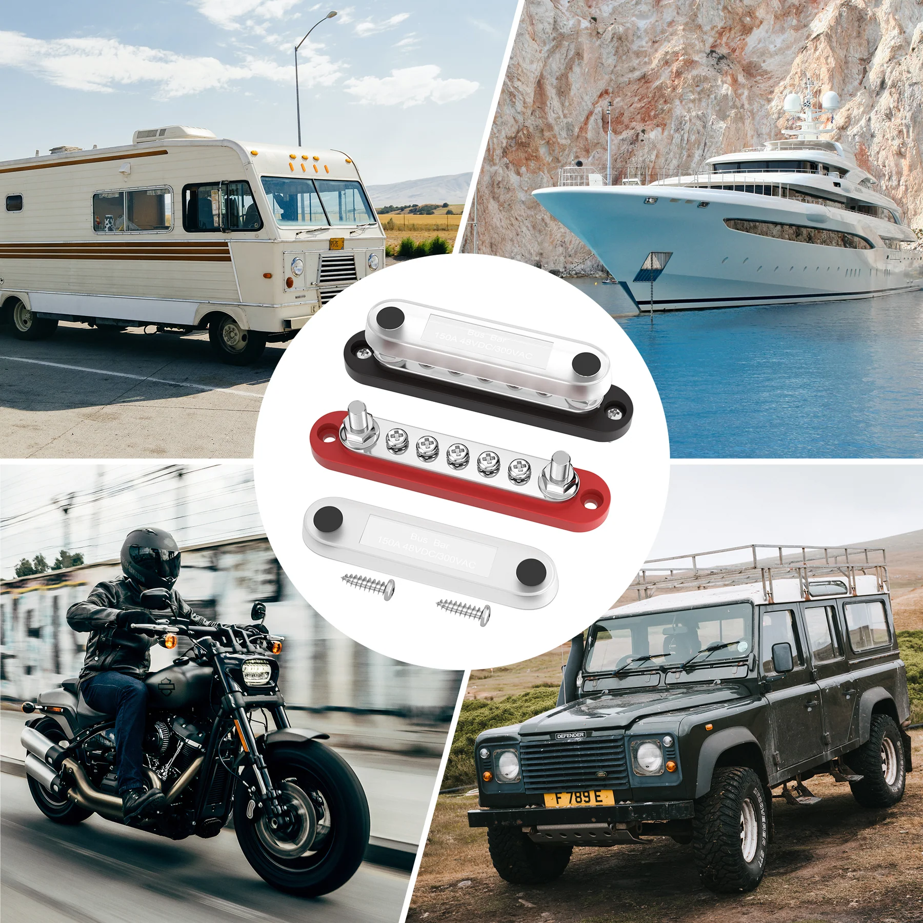 Busbar 2x m6 & 5x m4 - Image 2