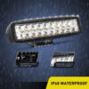 Nilight Led kastarar 6″ (2.stk) Amber White Flood Led Work Lights - Image 6