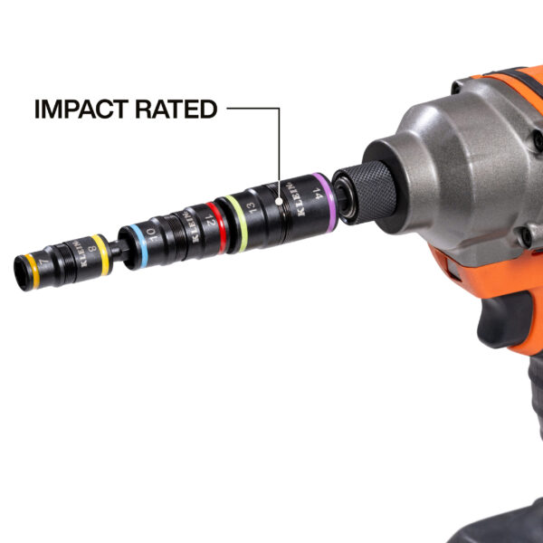 6-in-1 Impact Rated Flip Socket Set, Metric - Image 4