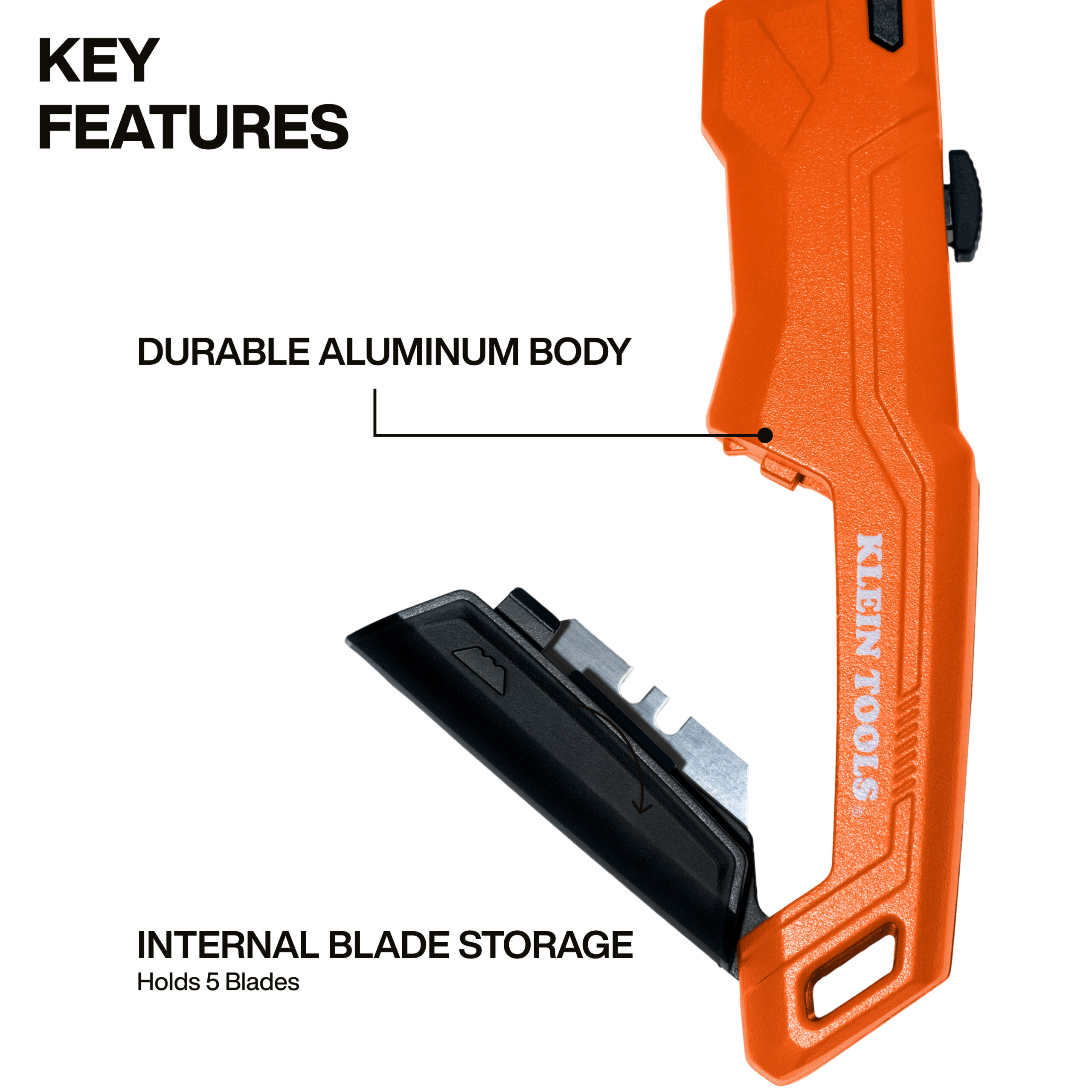 Dúkahnífur Slide Out Utility Knife með blaðageymslu - Image 2