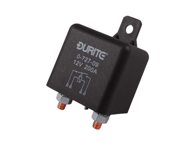 12V 200A relay – Normally Open (NO)