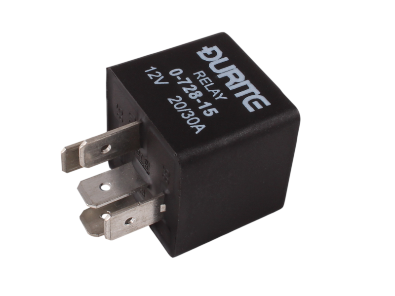 12V 20/30A 5-pinna relay með viðnámi – Changeover - Image 2