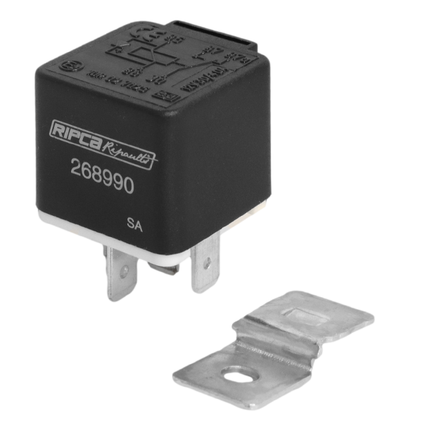 12V 30/40A 5-pinna relay með díóðu – Changeover