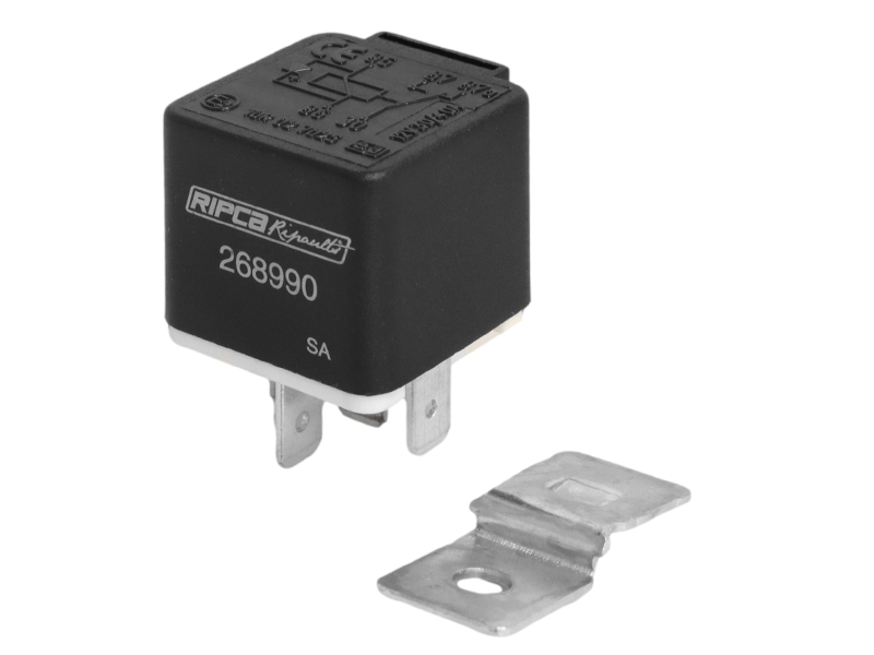12V 30/40A 5-pinna relay með díóðu – Changeover