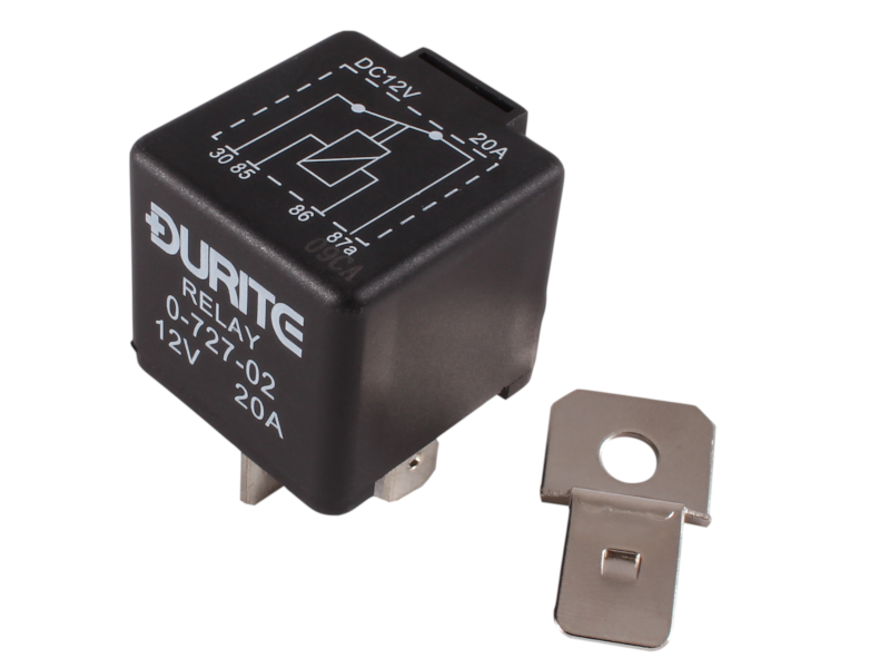 12V 20A 4-pinna relay – Normally Closed (NC)