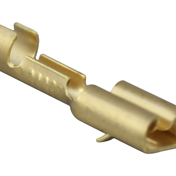 Tengi hún 6,3×0,8 mm með læsipinna fyrir 0,5–1,5 mm² vír
