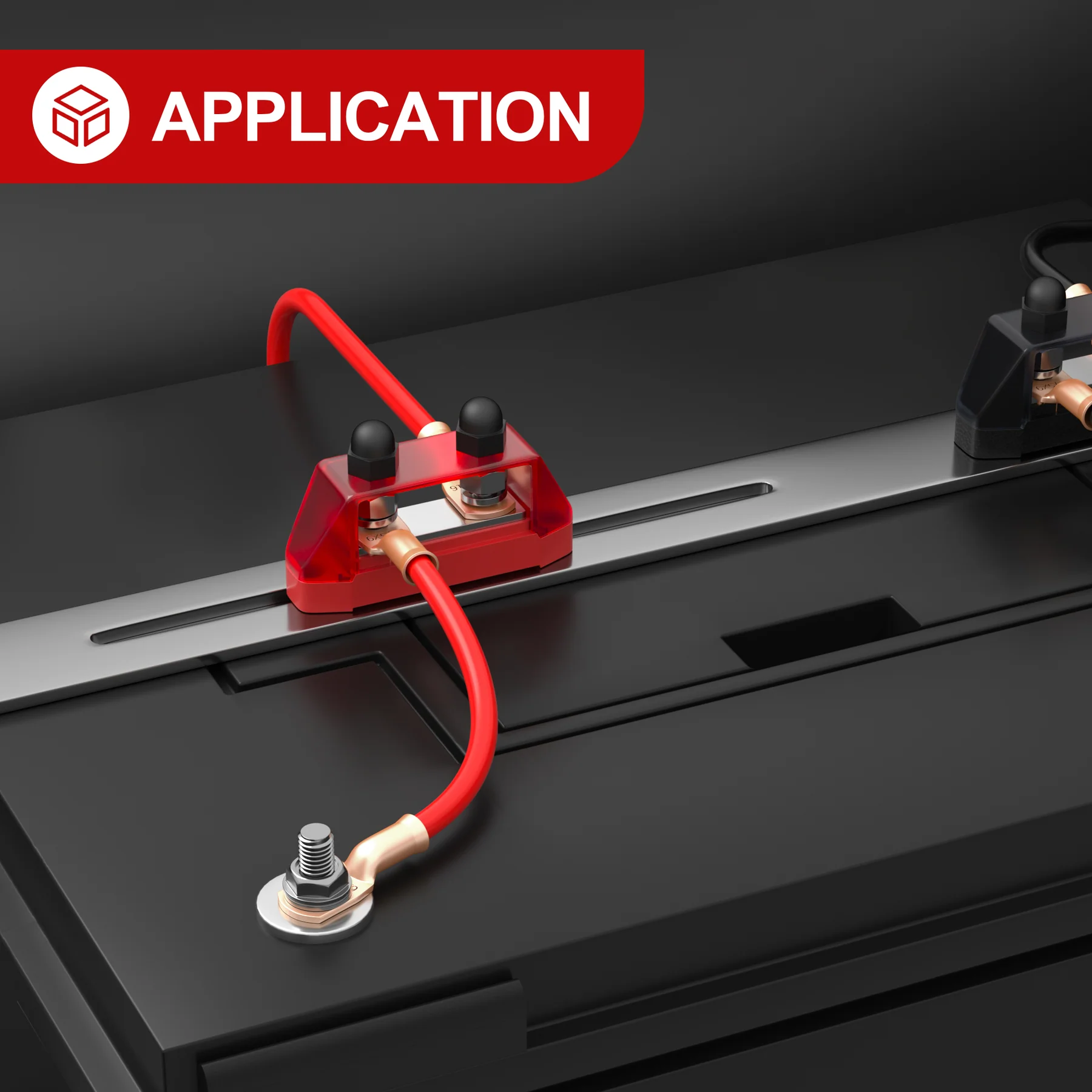 Busbar 250A 2x M10 - Image 3